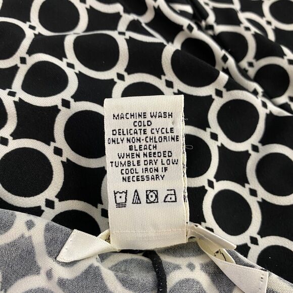 Max Studio Dress Womens XS Faux Wrap Stretch Black Work Office Career Corpcore - Picture 10 of 13